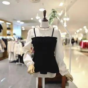 [대구백화점] [멜로디가든]배색 블라우스(M26S2B143)