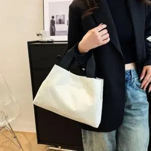 [라일리] Rly 여성 코듀로이 사각 미니 토트백 가방 보조 여자 작은