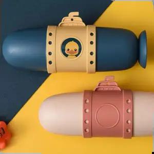 휴대용칫솔통 귀여운 캐릭터 잠수함 칫솔 보관 케이스