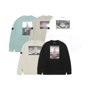 [내셔널지오그래픽]내셔널지오그래픽 N231USW230 어반 시티 세미 오버핏 맨투맨 티셔츠 5종택1