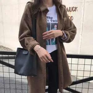 골덴자켓 EJ49BL04 롱가디건 남방 골지 캐주얼점퍼