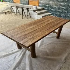 마돈나샵 느릅나무 테이블 거실 책상 통나무 사무실 식탁