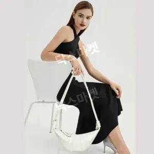 천연 양가죽 크루아상백 매듭 숄더백 고윤정 스타일 크로스백 호보백