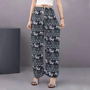 휴양지 NA29QB33 코끼리 패턴 밴딩 쿨 팬츠 4color DK-0362 DK-0362