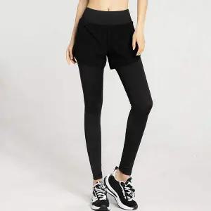 여성 JG33DM35 9부 일체형 레깅스 반바지 LM-0396