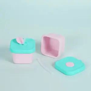 [쁘띠윙스] 실리콘 다용도 이유식기 빨대컵 1개 2개 3개 6개