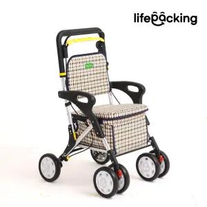 노인 보행보조기 실버카 성인용 어르신 할머니 보행기 SP300NG체크