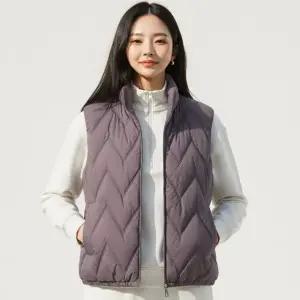 시노코 지그재그 웰론 경량 패딩 조끼 5종 택1 D23V402