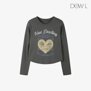 [듀엘링](하남점) 빈티지 그래픽 슬림핏 크롭 티셔츠 DG_D254MSM108