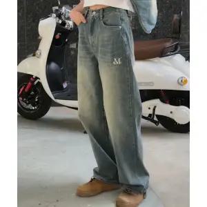 무센트 MUCENT 마요르카 와이드 데님 반밴딩 워싱 청바지 남녀공용 3컬러 P00000KK 256433