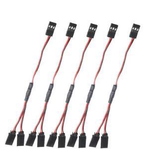 5개묶음 150mm 300mm RC 서보 Y 연장 케이블 JR 후타바 배터리 드론 자동차 보트 헬리콥터 비행기용