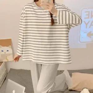 여성홈웨어 NO835632 파자마 스트라이프 긴팔 긴바지 세트 편한