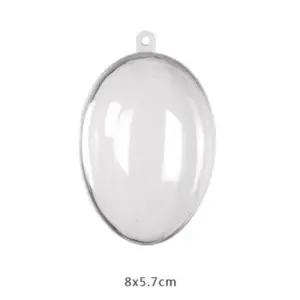 PVC 케이스 아크릴계란 타원_중) 100개 묶음) 아크릴계란 아크릴 타원 중형 바람막이 메뉴판