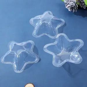 PVC 별 투명반구 13.5cm 100개 묶음) 투명반구 반구 특대 문진 PVC 별 13.5cm 탁상 장식 투명