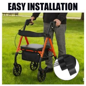 롤레이터 보행기 교체 부품용 팔 조절 노브 세트 M6 트랙 볼트 T 나사형 스타 와셔 포함