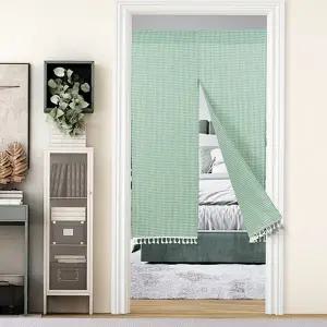 방문 가림막 커튼 세로형 패브릭 주방 현관 가림막 커튼 공간 가로형 좁은