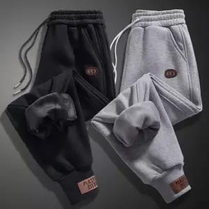 남성 겨울 조거 팬츠 데일리 방한 캐주얼 남성 융 기모 조거 팬츠 바지 트레이닝