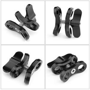 카메라용 수중 방수 하우징PULUZ 볼 클램프 닫기 홀 다이빙 카메라 브래킷 수중 사진 시스템 용 CNC 알루미