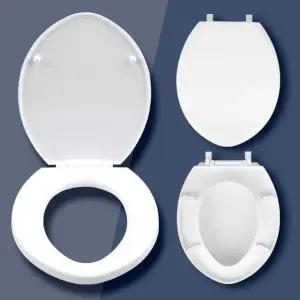 변기 시트 플라스틱 양변기 화장실 변기 커버 뚜껑 부속 교체 수리 부품