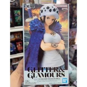 재고 있음 오리지널 100% 반다이 애니메이션 액션 피규어 장난감 원피스 트라팔가 D 워터 로우 모델 스태츄