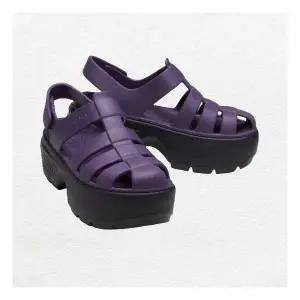 [크록스]여성 스톰프 피셔맨 샌들 209938-5AS(다크 아이리스) LOGC