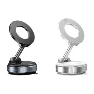 자석 흡착식 마그네틱 대시보드 차량용휴대폰거치대 휴대폰 송풍구 360도 자바라 회전형 조절 무선 아연