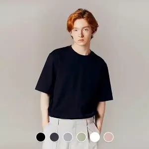 [지오다노] 023524 폰테 크루넥 반팔 티셔츠