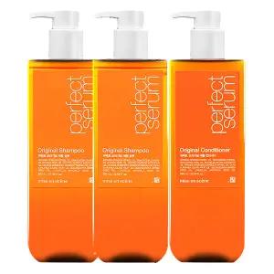 미쟝센 퍼펙트 오리지널 세럼 샴푸 680ml 2개 + 컨디셔너 680ml 1개