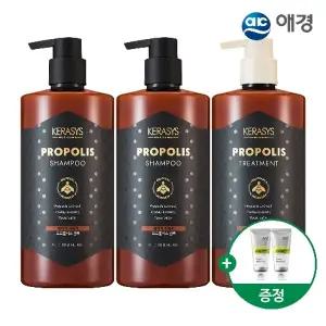 케라시스 프로폴리스 데미지리페어 샴푸 1L 2개+트리트먼트 1L 1개 (+블랙포레 샴푸 60ml 2개 증정)