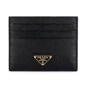 디몬트 프라다 여성 사피아노 삼각로고 카드지갑(블랙) 1MC025 QHH F0002