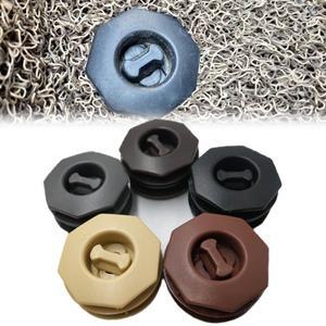 이중 레이어 분리형 바닥 매트 미끄럼 방지 클립 슬리브 범용 자동차 매트 카펫 매트 카펫 러그 고정 그립