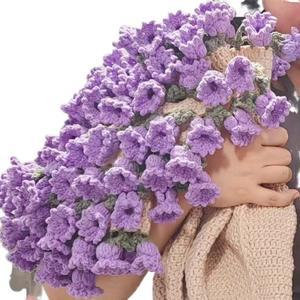 꽃다발담요 뜨개꽃 뜨게꽃 블랭킷 담요 DIY 플라워 뜨기 뜨개질 장미꽃