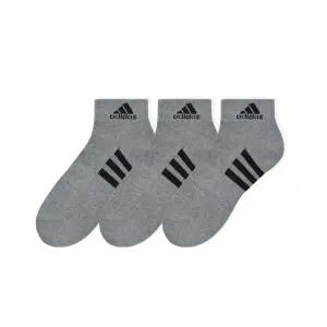 아디다스 남성 바닥삼선 파일 단목 3팩 그레이