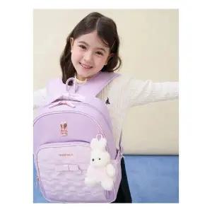 매장정품 [TAG 209000원][빈폴키즈] 리본 퀼팅 여아 책가방 2SET 라이트 퍼플 (BI61D4G07V) 243814