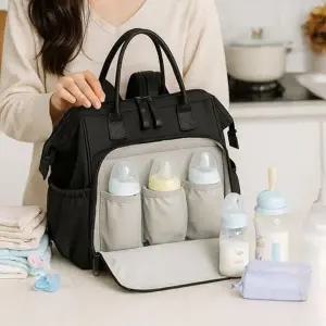 아기 용품 수납 가방 여행용 보냉 다용도 기저귀 백팩 방수 유모차용 유아용 준비물 필수템 정리함 유모차