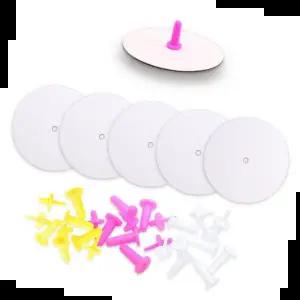 DIY 종이팽이 만들기 원판 팽이심 그리기팽이 -약100개