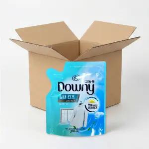 다우니 섬유유연제 실내건조 프레시클린 미니 파우치 200ml 48개 1박스 (총 9.6L)