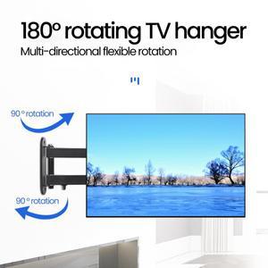 14-32인치 LCD LED 모니터 평면 패널 회전형 홀더호환  범호환  조절식 TV 벽걸이 브래킷