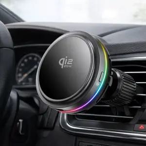 네오 Qi2 25W 쿨링 엠비언트 맥세이프 펠티어 차량용 고속 무선 충전기 거치대 S23