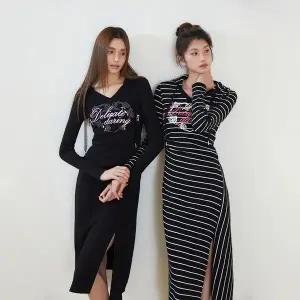 [에고이스트](대전신세계)[BL] V넥 후드 프린팅 원피스 (ES2OOP01)