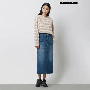 [하프클럽/] 심바 스트라이프 티셔츠 SATS21511