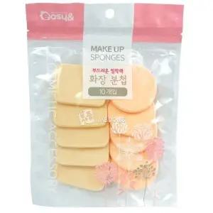 화장 분첩 (10개입) 스펀지 퍼프 파우더 분첩 메이크업 화장 파운데이션