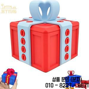 나사가있는 짜증나는 선물 상자 대형 장난 3D 인쇄 돈 카드 컨테이너 크리스마스