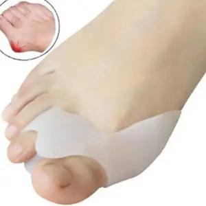 발가락 분리 패드 실리콘 무지외반증 교정기 발가락 보호 캡 통증 완화 보호대 케어 쿠션