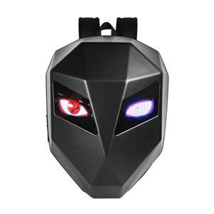 남성용 LED 하드 쉘 백팩, 오토바이 사이클링 헬멧 비즈니스 여행, 대용량 방수 노트북