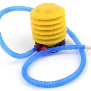 레저 블루 공기주입기 휴대용 물놀이 펌프 캠핑 풀장 에어펌프 매트 튜브 수동식