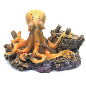 스콘 수족관 어항 장식 에뮬레이션 문어 장식품