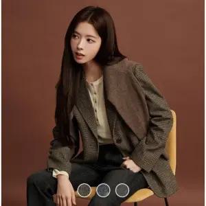 여자 가을 겨울 오버핏 루즈핏 울 블레이저 쟈켓 375915 354648