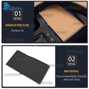 호환 렉서스 ES ES200 ES300h 2022 실내 액세서리용 실리콘 무선 충전 보호 패드 LHD