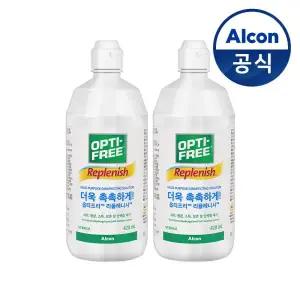 옵티프리 옵티프리 렌즈세척액 리플레니시 420ml 2개